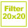 Getränke-Filter 20x20 cm