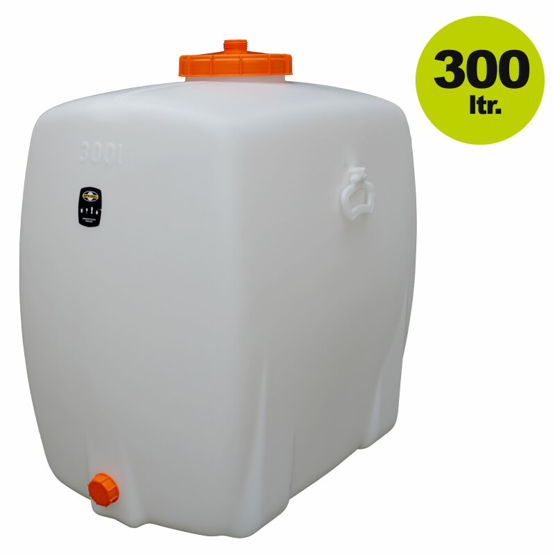 21005-0001 /  Speidel Getränkefass / Mostfass: GFO 300 Liter Fass oval / rechteckig (Gärfass / Kunststofffass mit Schraubdeckel)