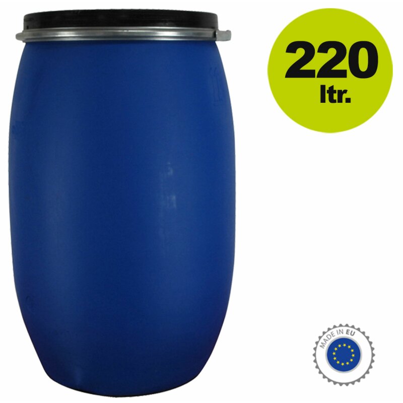 MFR220 /  Maische-Fass 220 Liter, lebensmittelecht, blau (Kunststofffass)