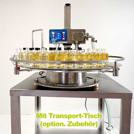 Dosierfüller mit Drehtisch