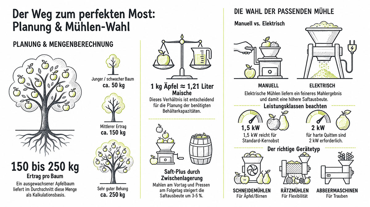 Die beste Obstmühle...