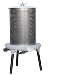 Obstpresse 12-36L Edelstahl - Manuelle Hydraulikpresse Für Apfelwein, Wein & Saft