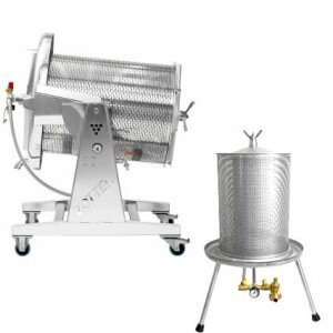 Manuelle Fruchtmühle Für Äpfel & Birnen – 7-Liter Behälter, Nylon-Mahlwerk | Ideal Für Saftpresse & Cider
