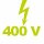 Geräte mit 400 Volt Kraftnetz-Netzspannung /...