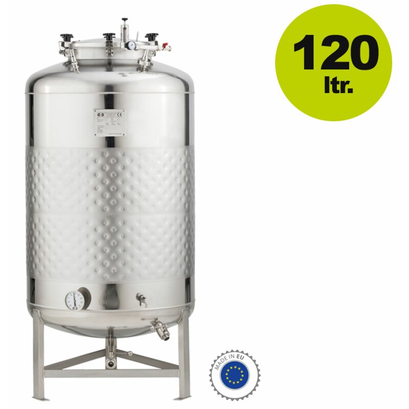 45710 /  Speider Drucktank: Edelstahl Bier- und Getränketank 120 Liter FD 1.2 B, Druckfass bis 1,2 bar (Versand kostenfrei *)