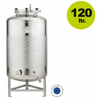 45710 Details:   Speider Drucktank: Edelstahl Bier- und Getränketank 120 Liter FD 1.2 B, Druckfass bis 1,2 bar (Versand kostenfrei *) / Drucktank Bier,  120 Liter , FD 1.2 B 