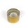 Schraubverschlüsse für Flaschen:  PP 31.5, Maschinen-Schraubverschluss (Rohling ohne Gewinde - für Anrollmaschinen),  gold-farben,  inkl Öl-Ausgießer, mit perforiertem Originalitäts-Ring