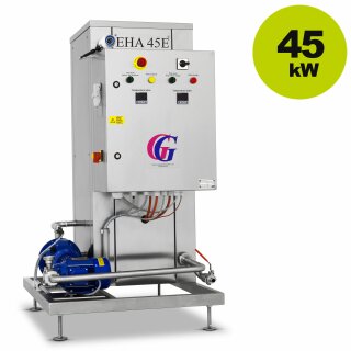 Erhitzungsanlage EHA45E 450 l/h elektrisch beheizt 45kW mit Pumpe