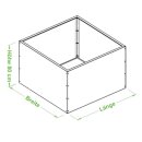 Hochbeet Metall: Hochbeet Edelrost "Optimus" -...