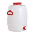 Graf Getränkefass / Mostfass, Fass / Kanne 30 Liter rund (Kunststofffass mit Schraubdeckel) 