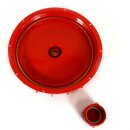 Graf Getränkefass / Mostfass / Gärfass /  Apfelweinfass / Trinkwasser-Fass: 50 Liter Fass / Kanne mit Griffen, rund (Kunststofffass aus PE-HD mit Schraubdeckel), lebensmittel-echtes GRAF Universal-Fass made in Germany