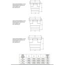 TONI 45 Liter Universal-Kübel, Bottich aus Polypropylen (PP) Kunststoff, Made in Germany