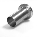 Schlauchtülle mit Gewinde: Schlauchverschraubung 35100, 1/3 - Vt  NW 40 / 38 mm  Schlauchausgang  / Schlauch-Anschluss / Gewindetülle aus Edelstahl lebensmittel-echt, Zubehör Kellerei
