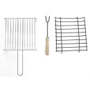 YERD Gartenkamin mit Schornstein  in Rostoptik,Set Denver...