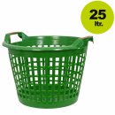 Kunststoff-Korb, Inhalt 25 Liter Volumen, Grün