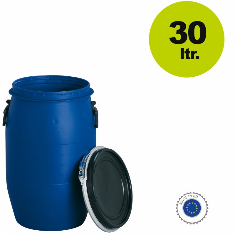 MFR30 /  Maischefass blau 30 Liter mit Tragegriffe