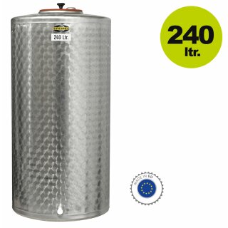 Speidel Tank: Edelstahl Lagerbehälter BD 240 / Edelstahl-Fass mit 240 Liter geschlossen (versandkostenfrei)*