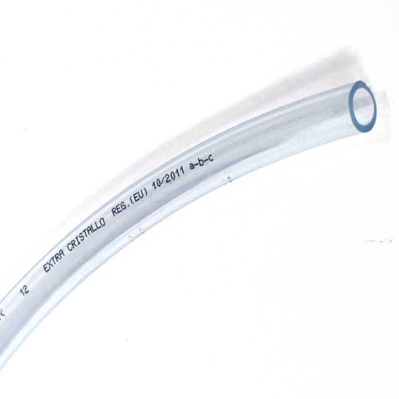 512B /  Enolmatic/Enolmaster Schlauch PVC transparent 10,5x15 Füllventil Rückschlagleiste (Meterware) / Ersatzteil / Zubehör