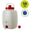 Fischer Mostfass / Getr�nkefass 10 Liter, rechteckig,...
