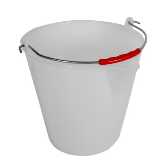 Details: Lebensmittelechter Ausguss-Eimer 25 Liter, aus ungefärbtem Kunststoff (PE), weiß, dickwandig / Eimer, lebensmittelecht, weiß, ungefärbt, PE Details: Lebensmittelechter Ausguss-Eimer 25 Liter, aus ungefärbtem Kunststoff (PE), weiß, dickwandig / Eimer, lebensmittelecht, weiß, ungefärbt, PE