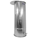 Imker Edelstahl Honigfass / Honig-Abfüller 135 kg, Boden  konisch mit Restauslauf,  Edelstahl-Quetschhahn,  Fass 100 Liter Volumen - entsprechend 135kg Honig, Zottel Edelstahltank, made in EU   (Versand kostenfrei*)