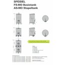 Speidel Edelstahl-Basistank: FS-MO 1250 lt. Edelstahltank / Lagertank mit Mannloch, als Basistank für Stapeltank AS-MO verwendbar  (versandkostenfrei)*