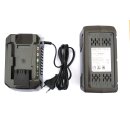 Sonderposten: Greenbase  48V  (!)  Akku-Rasenmäher GB-R-40-LI, 38cm Schnittbreite, Fangkorb, Mulch-Kit und Heckauswurf-Klappe, wartungsfreier bürstenloser Motor, inkl. 4Ah 192 Wh Li-ion Akku  & Ladegerät