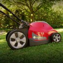 Sonderposten: Greenbase  48V  (!)  Akku-Rasenmäher GB-R-40-LI, 38cm Schnittbreite, Fangkorb, Mulch-Kit und Heckauswurf-Klappe, wartungsfreier bürstenloser Motor, inkl. 4Ah 192 Wh Li-ion Akku  & Ladegerät