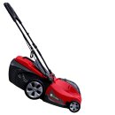 Sonderposten: Greenbase  48V  (!)  Akku-Rasenmäher GB-R-40-LI, 38cm Schnittbreite, Fangkorb, Mulch-Kit und Heckauswurf-Klappe, wartungsfreier bürstenloser Motor, inkl. 4Ah 192 Wh Li-ion Akku  & Ladegerät