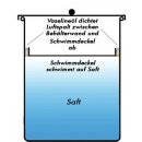 SET Fischer-Lahr® Saftfass 150 Liter mit Schwimmdeckel: Edelstahl-Apfelsaftfass / Fischer Saftfass (Süßmostfass) für pasteurisierten Saft, komplett mit Auslaufhahn Edelstahl, Staubdeckel, Schwimmdeckel und Vaseline-Öl
