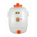 Speidel Getränkefass / Mostfass / Kanne 20 Liter rund (Kunststofffass mit Schraubdeckel) 