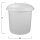 GRAF Maischebottich 1000 Liter,  aus Polyethylen ungefärbt (weiß),  lebensmittelechter Bottich mit Deckel, Gärbehälter mit hermetischem Wasserrand (Gärglocke), Made in Germany