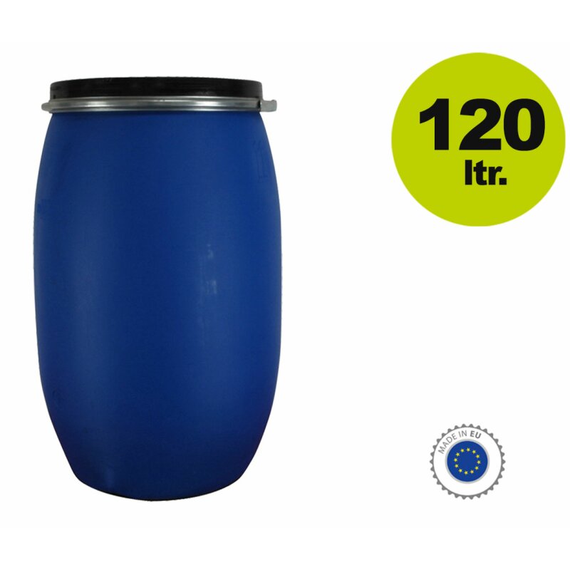 MFR120 /  Maische-Fass 120 Liter, lebensmittelecht,  blau (Kunststofffass)