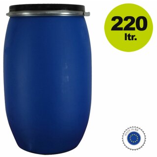 Maische-Fass 220 Liter, lebensmittelecht, blau (Kunststofffass) 