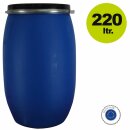 Maische-Fass 220 Liter, lebensmittelecht, blau (Kunststofffass)