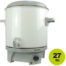 Elektrischer Einkochtopf / Pasteurisiertopf 27 Liter emailliert mit Auslauf-Hahn, 1,8 kW, 230V