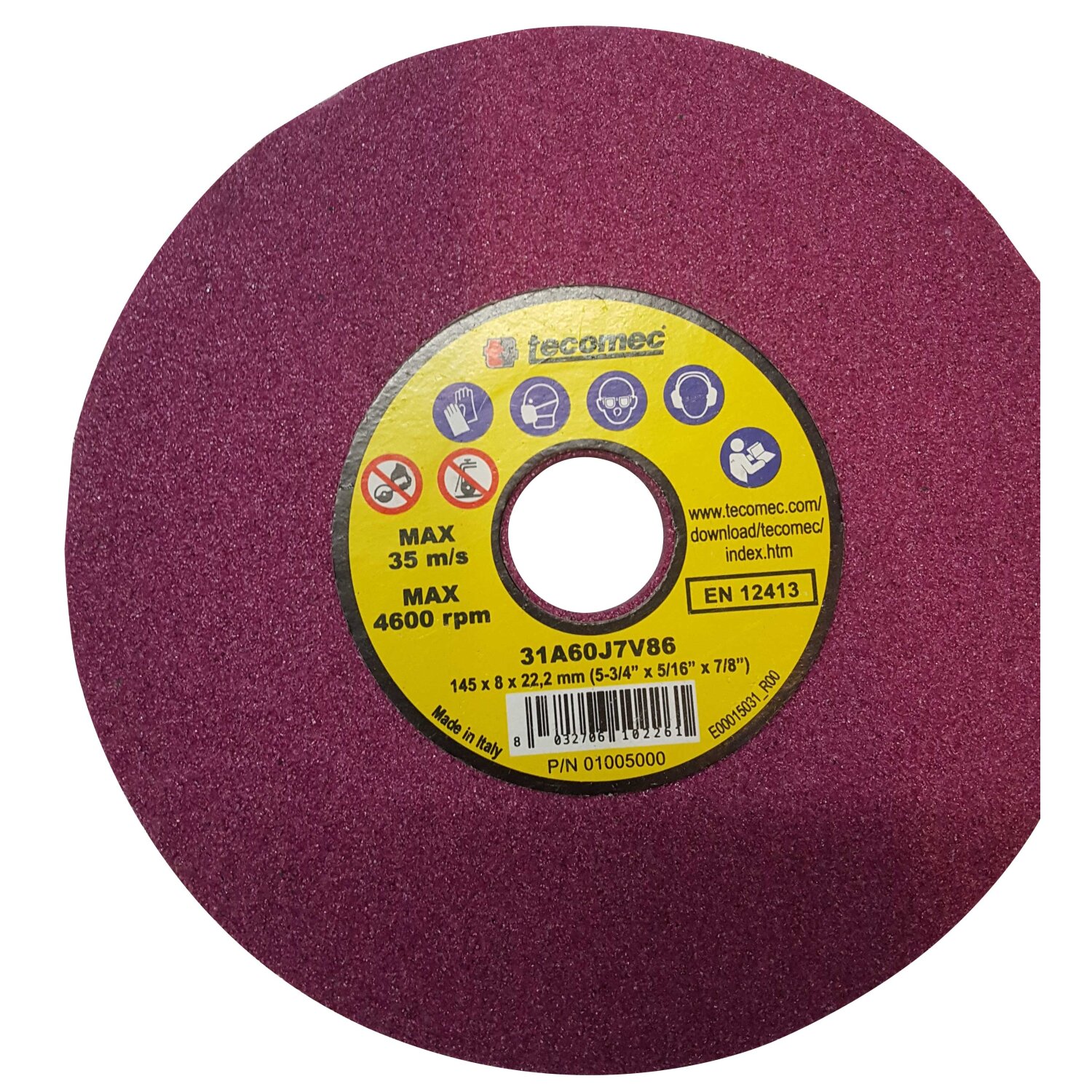 0204008  Schleifscheibe für Sägekette 145 x 8 x 22,2  mm 	 
		 (Schleifscheibe, Kettenschärfgerät)  
	