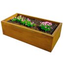 YERD CortenBOX 120:  stabiles  Kaminholz-Regal 120x60x35cm, Holzbox / Holzregal aus echtem Corten-Stahl (!),  Holzlege Farbe Rost-Patina, verschweißtes (!) Stahl-Regal für Feuerholz (TOP Preis-/Leistung)