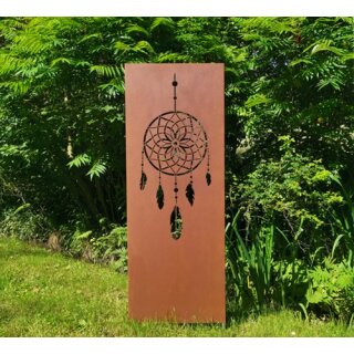 Sichtschutzelement "Traumfänger" Höhe 158cm Breite 60cm,  zum Stecken oder fest Verschrauben