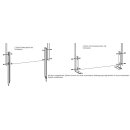 Sichtschutzelement "Traumfänger" Höhe 158cm Breite 60cm,  zum Stecken oder fest Verschrauben