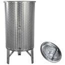 Zottel Tank SET: Edelstahltank TF500Z2,  Immervolltank / Edelstahlfass mit 500 Liter Volumen (2 Ausläufe), Immervollbehälter   incl. Probierhahn, Schwimmdeckel, Pumpe und Manometer (versandkostenfrei)*