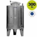 Zottel Tank: Lagertank / Edelstahlfass mit Domdeckel 300...