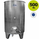 Immervoll-Maischetank / Edelstahlfass mit Mannloch, 500 L...