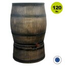 YERD Regenfass Set: 120 l Regentonne Wassertank Fass mit...