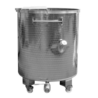 010500L3V Details:   Zottel Edelstahlmischbehälter mit 700 Liter Volumen / Immervolltank, Lagertank, Edelstahltank 
