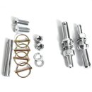 YERD Transportmulde 100 cm  Heckcontainer / Transportbox  / Kippmulde  für Traktor, Dreipunkt   Kat-1 Anschluss