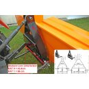 YERD Transportmulde 120cm, Heckcontainer / Transportbox / Kippmulde  für Traktor, Dreipunkt Kat-0