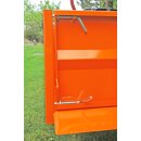 YERD Transportmulde 120 cm, Heckcontainer / Transportbox / Kippmulde  für Traktor, Dreipunkt Kat-1