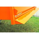 YERD Transportmulde 120 cm, Heckcontainer / Transportbox / Kippmulde  für Traktor, Dreipunkt Kat-1