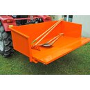 YERD Transportmulde 120 cm, Heckcontainer / Transportbox / Kippmulde  für Traktor, Dreipunkt Kat-1